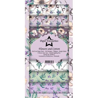 Dixi Craft Paper Favourites Designpapier - Flowers And Cotten